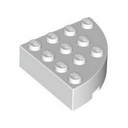 LEGO 6442278 BRIQUE  4X4 ¼ CIRCLE - BLANC