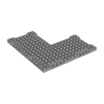 LEGO 6440959 PLATE 16X16 x 2/3 EN L - MEDIUM STONE GREY