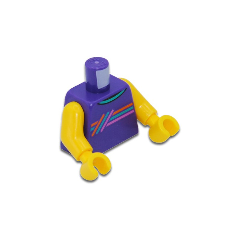 LEGO 6446179 PRINTED TORSO - MEDIUM LILAC