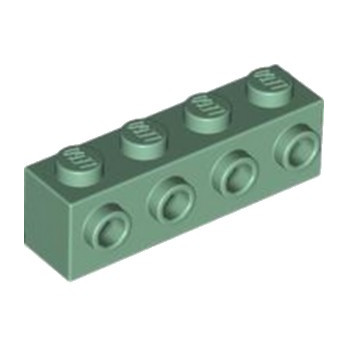 LEGO 6423405 BRIQUE 1X4 W. 4 KNOBS - SAND GREEN