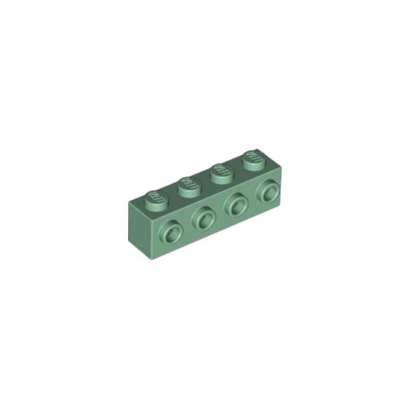 LEGO 6423405 BRICK 1X4 W. 4 KNOBS - SAND GREEN