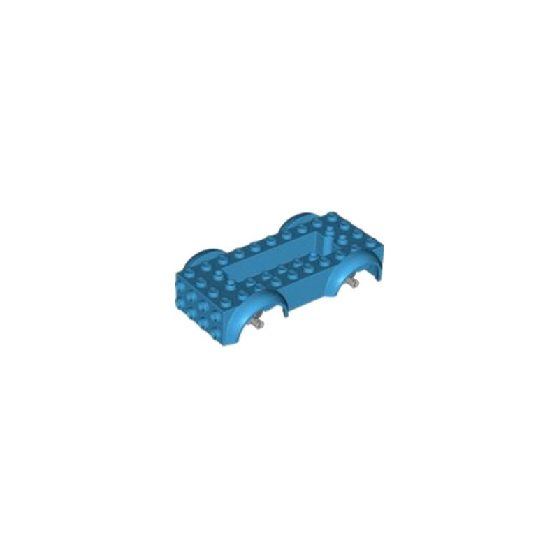 LEGO 6440864 - WAGGON BOTTOM ASSEMBLY - DARK AZUR