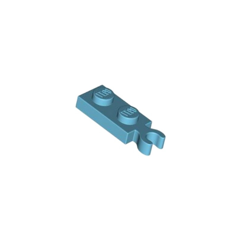 LEGO 6441239 PLATE 1X2 W/ HOLDER - MEDIUM AZUR