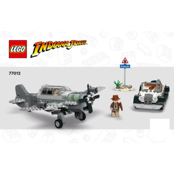 Notice / Instruction Lego Indiana Jones - La poursuite en avion de combat -77012