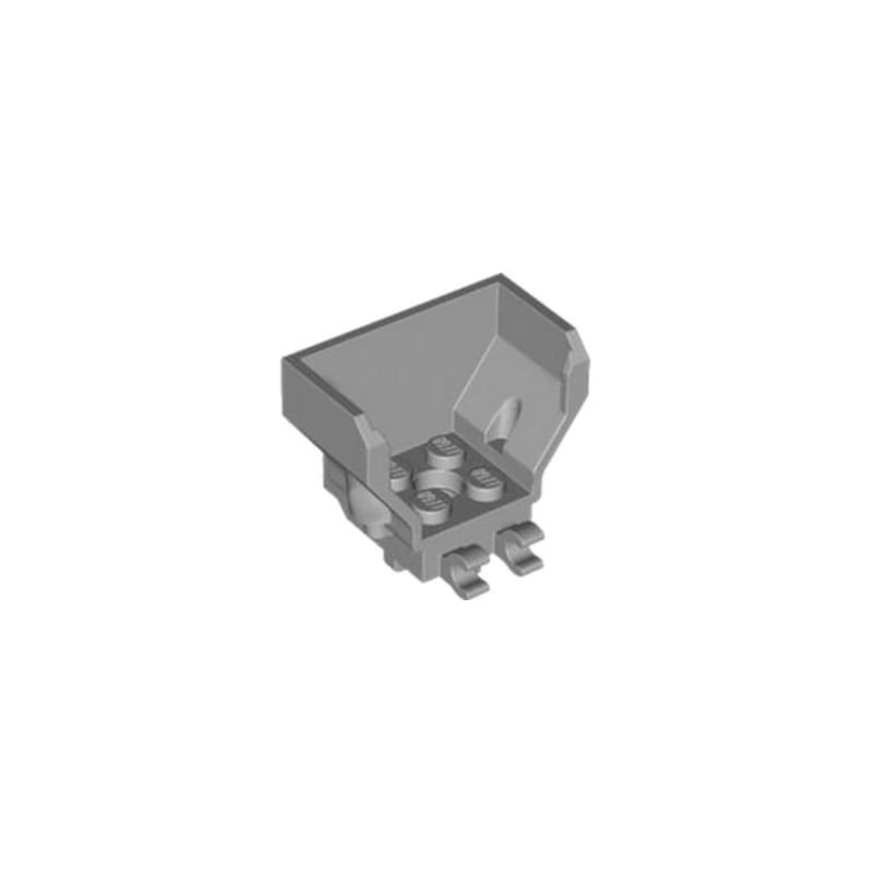 LEGO 6453106 DESIGN, BRIQUE 2X4X3 - MEDIUM STONE GREY