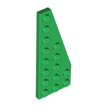 LEGO 6425442 RIGHT PLATE 3X8 W/ANGLE - DARK GREEN