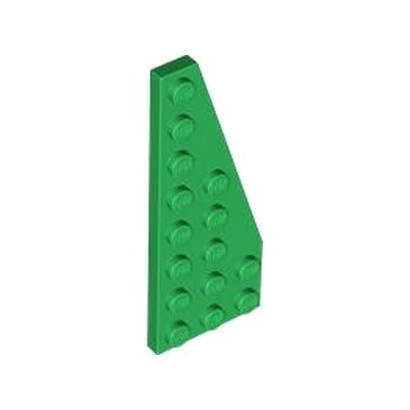 LEGO 6425442 RIGHT PLATE 3X8 W/ANGLE - DARK GREEN
