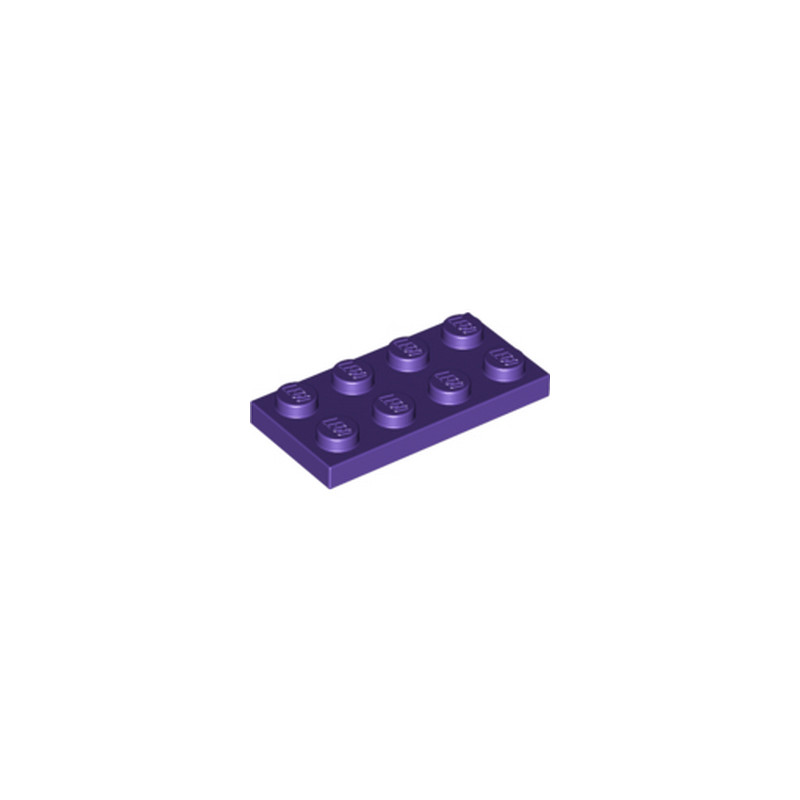 LEGO 6030277 PLATE 2X4 -  MEDIUM LILAC