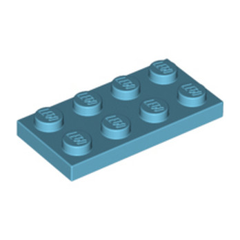LEGO 4655256 PLATE 2X4 - MEDIUM AZUR