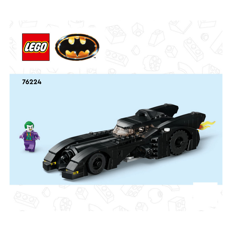 Notice / Instruction Lego® Super Heroes - Batmobile: Batman vs. The Joker Chase -76224