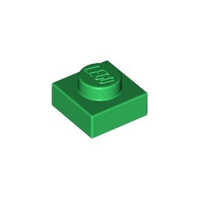 LEGO 302428 PLATE 1X1 - DARK GREEN
