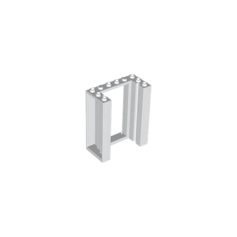 LEGO 6427520 FRAME 3X6X6, W/ REDUCED KNOBS, CUT OUT - WHITE