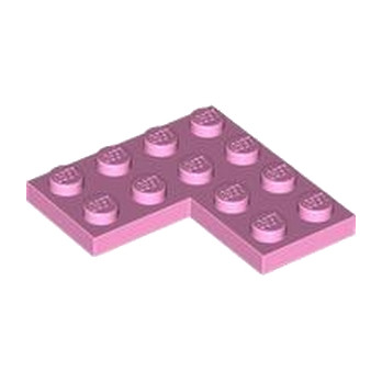 LEGO 6453947 CORNER PLATE 2X4X4 - BRIGHT PINK