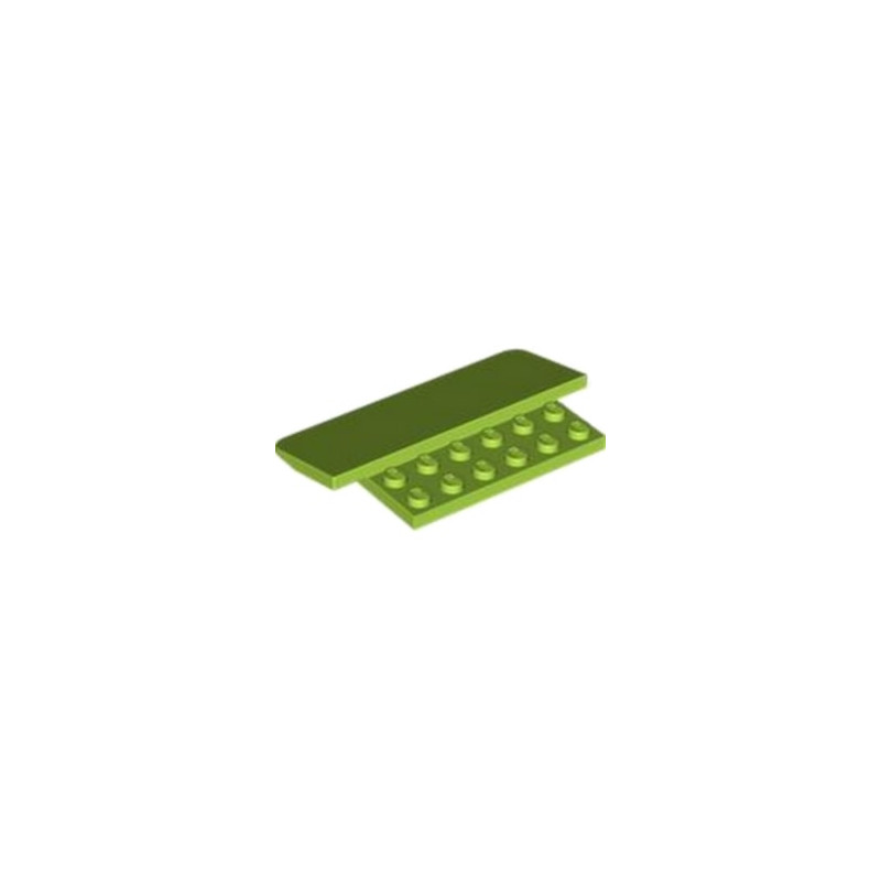 LEGO 6435725 RAMP 8X5X2/3 - BRIGHT YELLOWISH GREEN