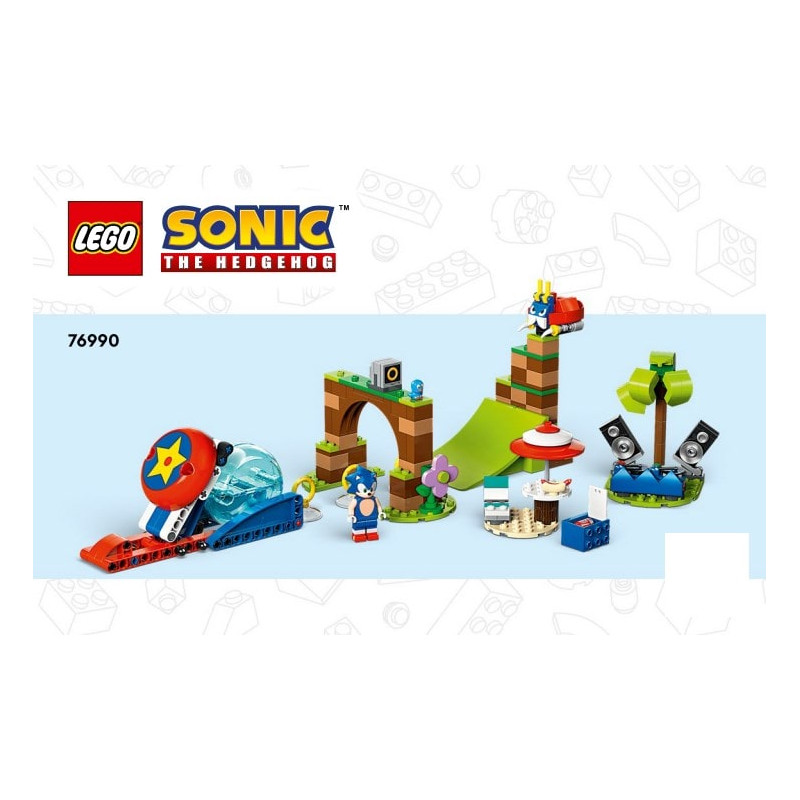 Notice / Instruction Lego® Sonic et le défi de la sphère de vitesse - 76990