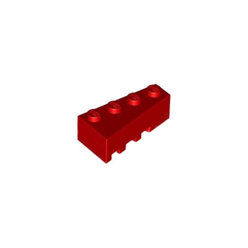 LEGO 4160328 BRIQUE 1 ANGLE COUPE DROITE  2X4 - ROUGE