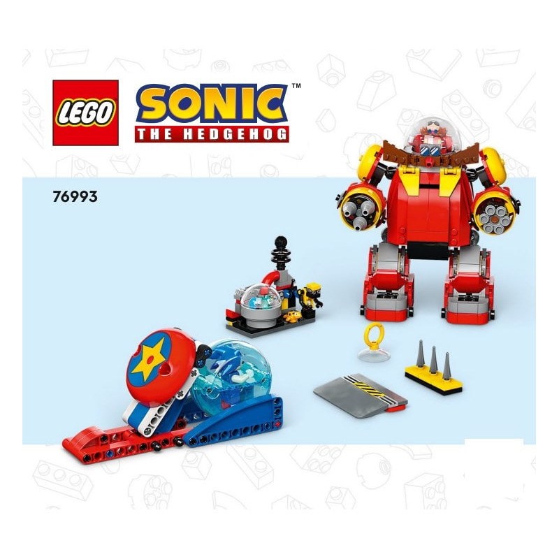 Notice / Instruction Lego® Sonic contre le Death Egg Robot du Dr. Eggman - 76993