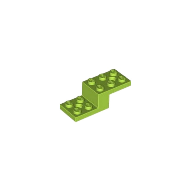 LEGO 6442921 STONE 1X2X1 1/3 W. 2 PLATES 2X2 - BRIGHT YELLOWISH GREEN