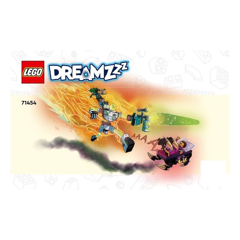 Notice / Instruction Lego® DREAMzz Mateo et Z-Blob le robot - 71454