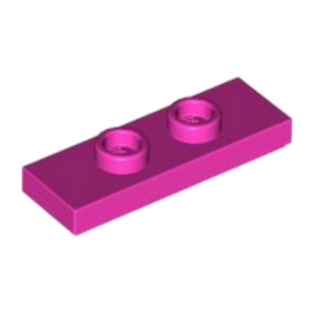 LEGO 6451746 PLATE 1X3 W/ 2 KNOBS - ROSE
