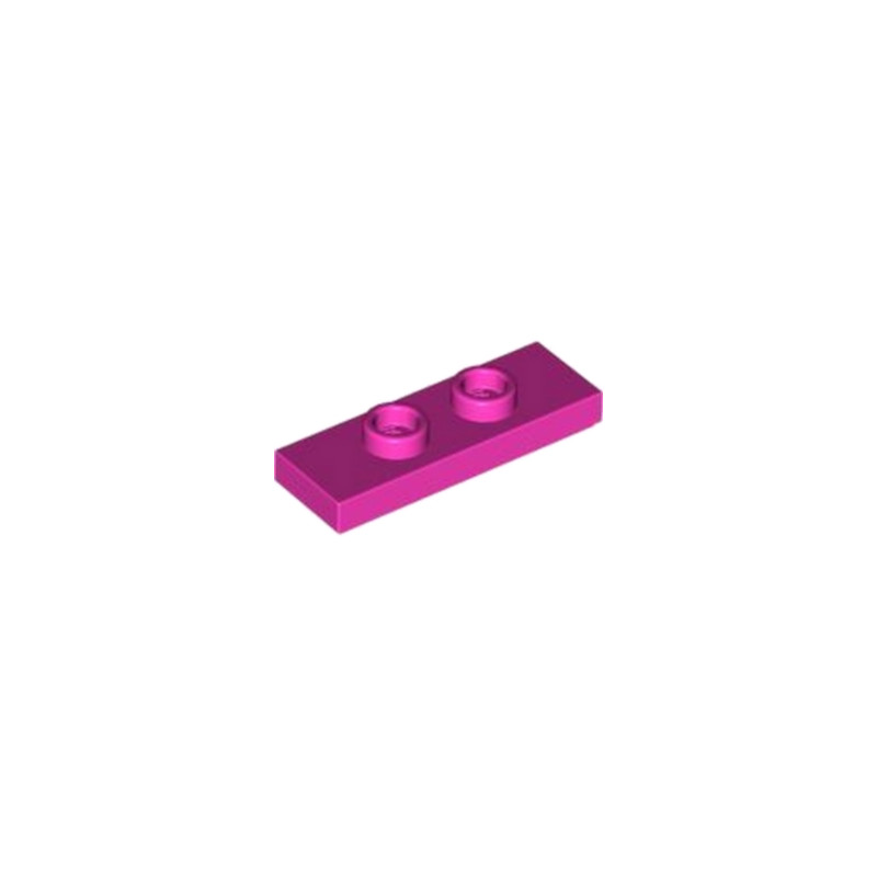 LEGO 6451746 PLATE 1X3 W/ 2 KNOBS - DARK PINK
