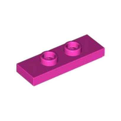 LEGO 6451746 PLATE 1X3 W/ 2 KNOBS - ROSE