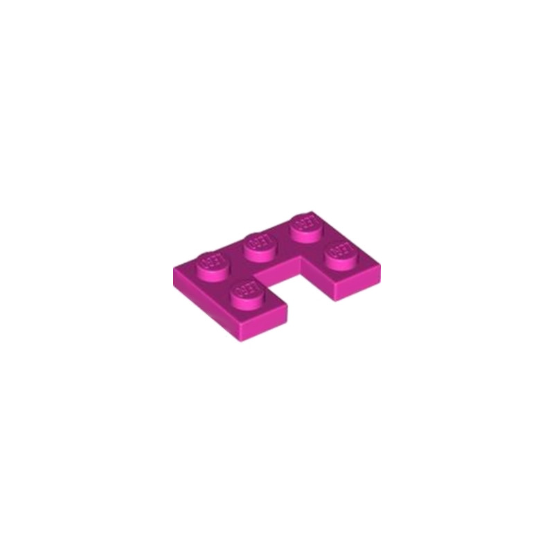 LEGO 6451742 PLATE 2X3, W/ CUT OUT - ROSE
