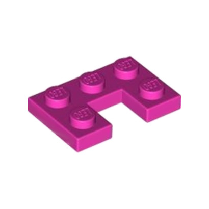 LEGO 6451742 PLATE 2X3, W/ CUT OUT - ROSE