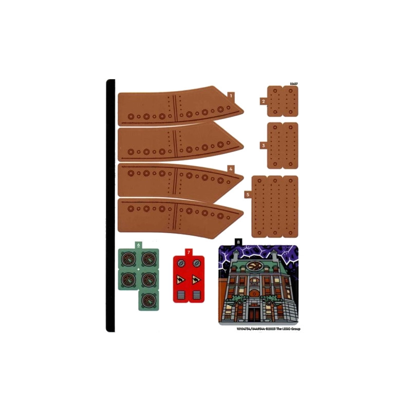 Stickers / Autocollant Lego - Le combat final de Spider-Man - 76261