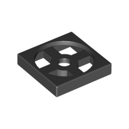 LEGO 368026 TURN TABLE 2X2 - BLACK