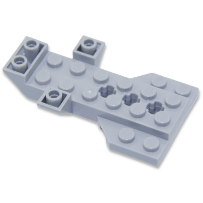 LEGO 6452334 BASE 4X7X1, INVERTED, 45 DEG - MEDIUM STONE GREY