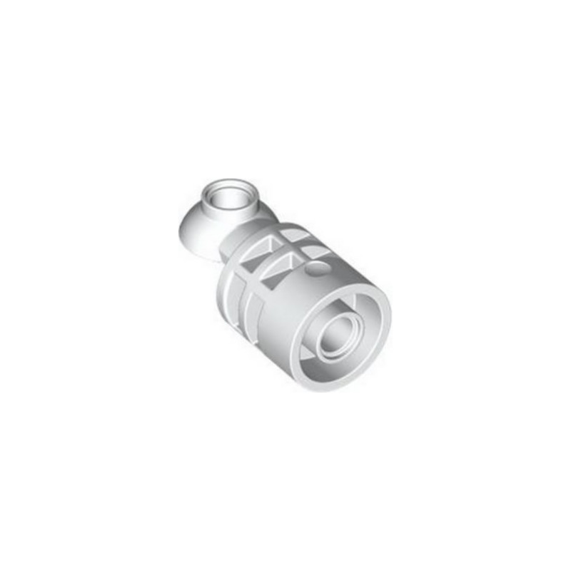 LEGO 6428169 DESIGN ELEMENT,W/ CLICK RING OUTS - BLANC