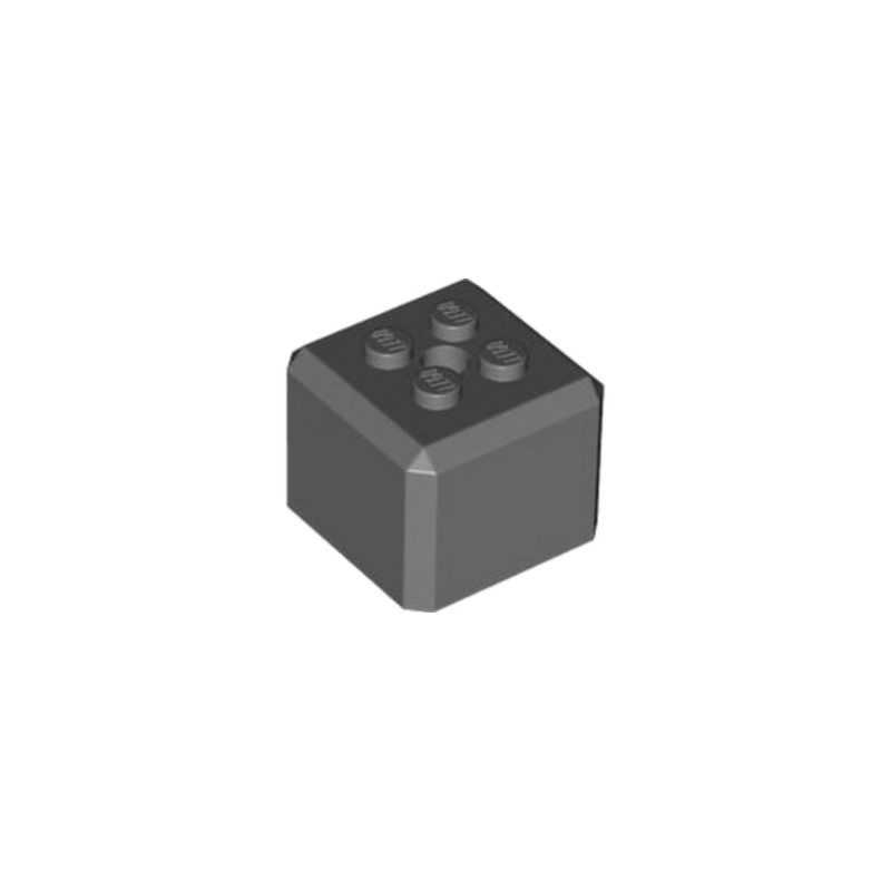 LEGO 6452027 CUBE ROCHER - DARK STONE GREY