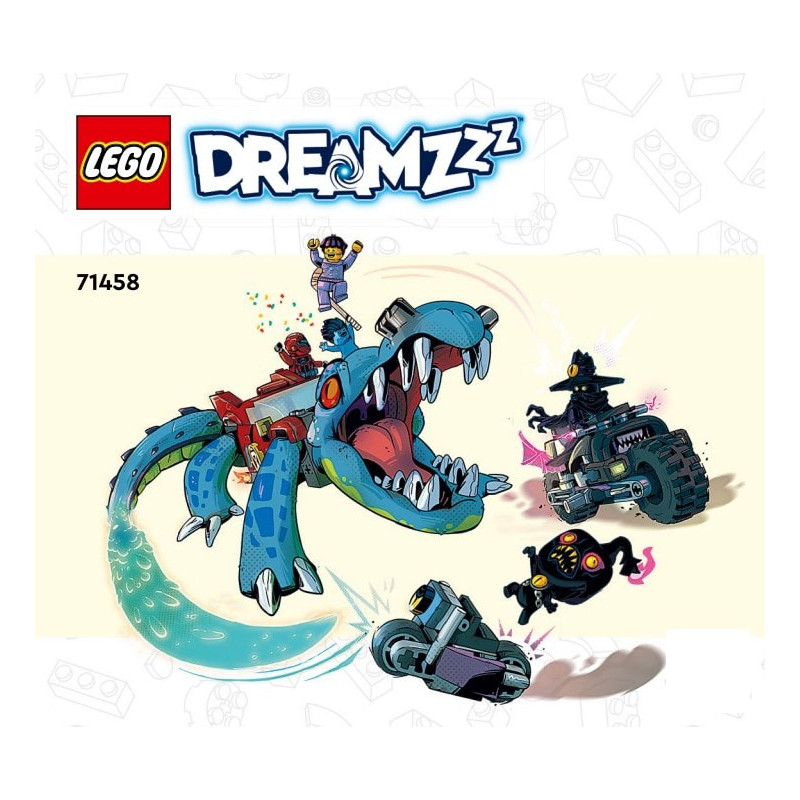 Notice / Instruction Lego® DREAMzz La voiture crocodile - 71458