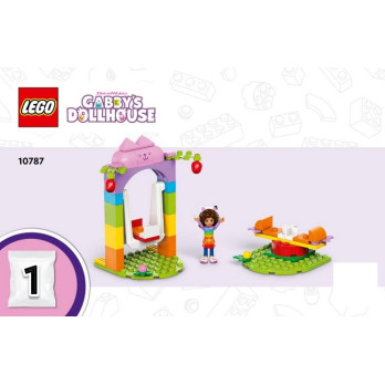 Instruction Lego® Gabby Dollhouse Fée Minette's garden party - 10787