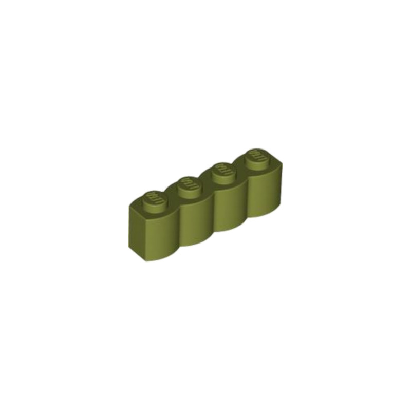 LEGO 6230228 BRIQUE PALISSADE 1X4 - OLIVE GREEN
