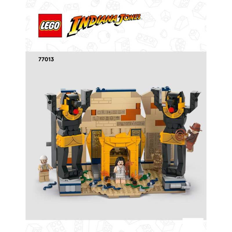 Notice / Instruction Lego Indiana Jones - L’évasion du tombeau perdu - 77013