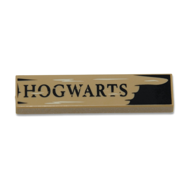 LEGO 6434527 PLATE 1x4 PRINTED HARRY POTTER - SAND YELLOW