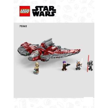 Notice / Instruction Lego® Star Wars - La navette T-6 d’Ahsoka Tano - 75362