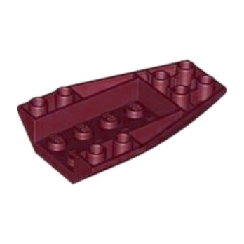 LEGO 6144147 BRIQUE 4 X 6 W/BOW, INVERTED - NEW DARK RED