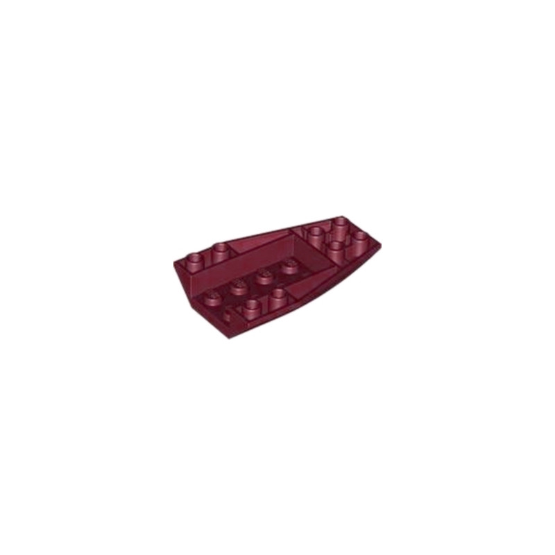 LEGO 6144147 BRIQUE 4 X 6 W/BOW, INVERTED - NEW DARK RED