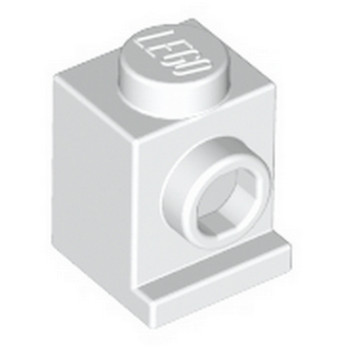LEGO 407001 ANGULAR BRICK 1X1 - WHITE