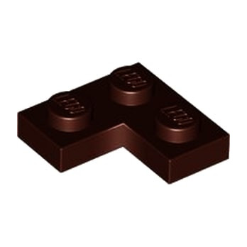 LEGO 6454543 PLATE ANGLE 1X2X2 - DARK BROWN
