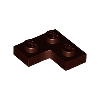 LEGO 6454543 CORNER PLATE 1X2X2 - DARK BROWN