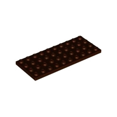 LEGO 6452319 PLATE 4X10 - DARK BROWN