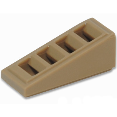 LEGO 6446789 GRILLE 1X2X2/3 - SAND YELLOW