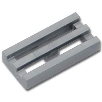 LEGO 4619636 GRILLE 1X2 - SILVER METAL