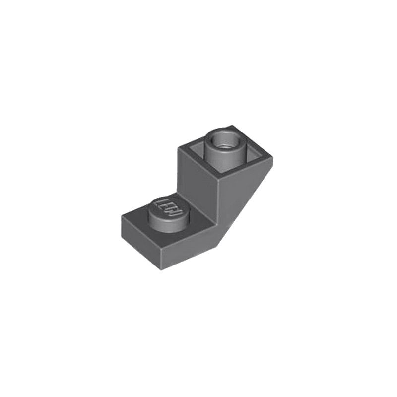 LEGO 6435267 TILE 1X2 45° INV. - DARK STONE GREY