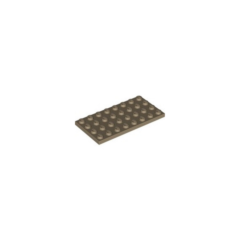 LEGO 6006524 PLATE 4X8 - SAND YELLOW