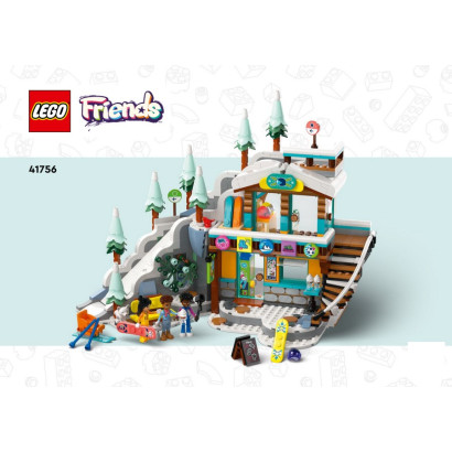 Instruction Lego® Friends - Holiday Ski Slope and Café - 41756